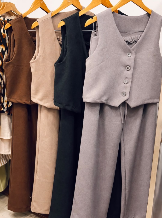 Conjunto de lino en Instagram